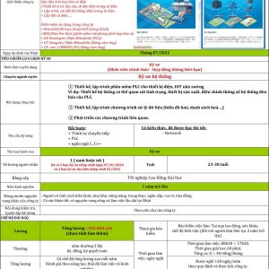 Order 95 – Kỹ Sư Thiết Kế Lập Trình PLC